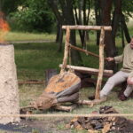 05.07.2026. Tokarnia. Muzeum Wsi Kieleckiej. Wytopki ołowiu / Fot. Wiktor Taszłow - Radio Kielce