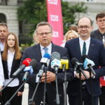 13.07.2026. Kielce. Konferencja Nowej Lewicy / Fot. Wiktor Taszłow - Radio Kielce
