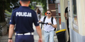 15.07.2026. Kielce. Akcja policyjna pn. Hulajnoga / Fot. Wiktor Taszłow - Radio Kielce