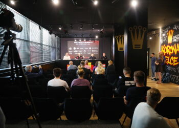 16.07.2026. Kielce. EXBUD Arena. Otwarcie nowej sali konferencyjnej / Fot. Wiktor Taszłow - Radio Kielce