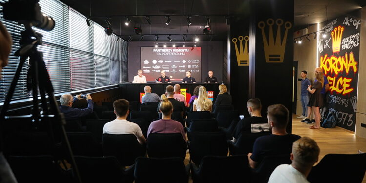 16.07.2026. Kielce. EXBUD Arena. Otwarcie nowej sali konferencyjnej / Fot. Wiktor Taszłow - Radio Kielce