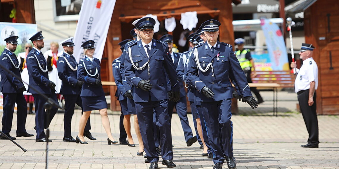 16.07.2026. Chęciny. Uroczyste obchody Święta Policji / Fot. Wiktor Taszłow - Radio Kielce
