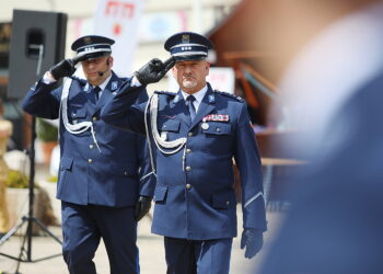16.07.2026. Chęciny. Uroczyste obchody Święta Policji / Fot. Wiktor Taszłow - Radio Kielce