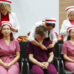 17.07.2026. Kielce. Collegium Medicum UJK. Czepkowanie nowych pielęgniarek i położnych / Fot. Wiktor Taszłow - Radio Kielce