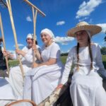 Staropolskie żniwa odtworzono w Sandomierzu - Radio Kielce 25.07.2026. Nadbrzezie. Staropolskie żniwa / Fot. Grażyna Szlęzak-Wójcik - Radio Kielce