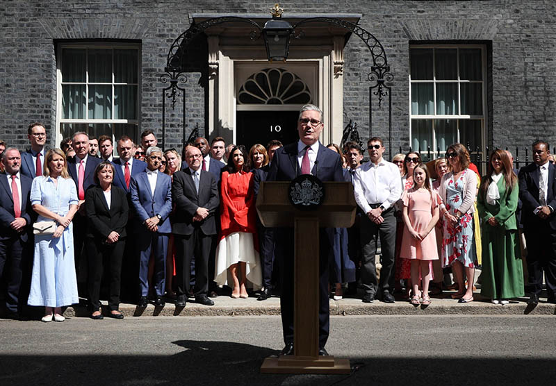 Andy Burnham premierem Wielkiej Brytanii / Fot. Andy Rain - PAP/EPA
