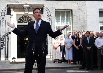 Andy Burnham premierem Wielkiej Brytanii / Fot. Andy Rain - PAP/EPA