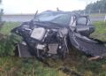 Porsche dachowało. Kierowca z mandatem - Radio Kielce Porsche dachowało. Kierowca z mandatem