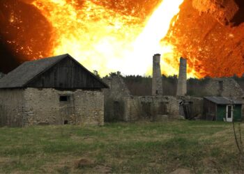 Stojące do dziś ruiny są świadkami nieznanych wydarzeń