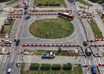 Drogowy paraliż na kluczowym skrzyżowaniu