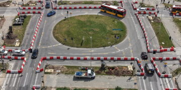 Drogowy paraliż na kluczowym skrzyżowaniu