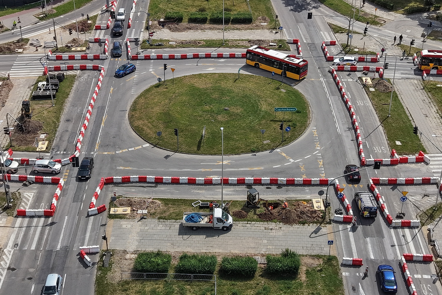 Drogowy paraliż na kluczowym skrzyżowaniu