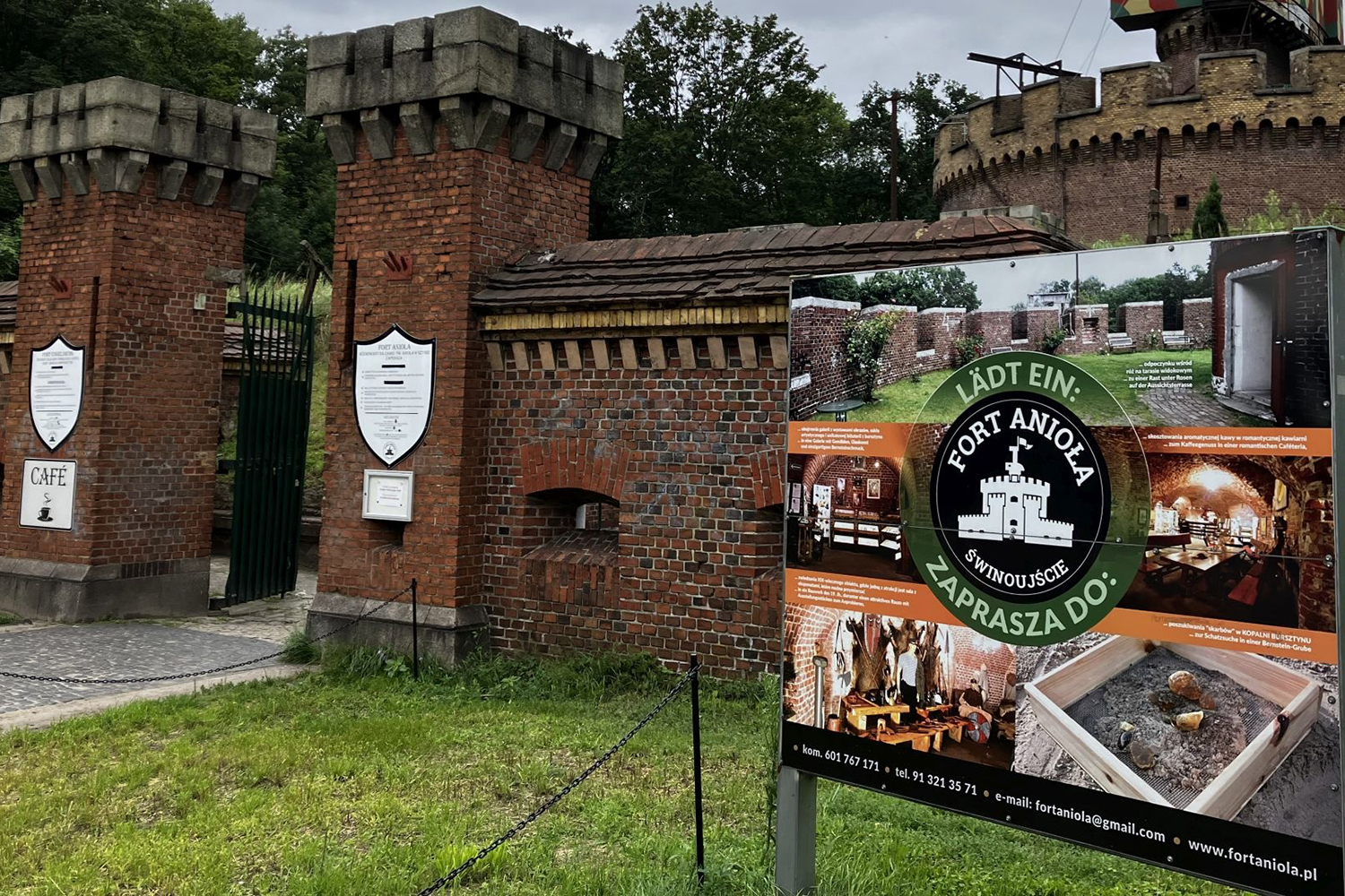 Świnoujście. Fort Gerharda / źródło: Radio Szczecin