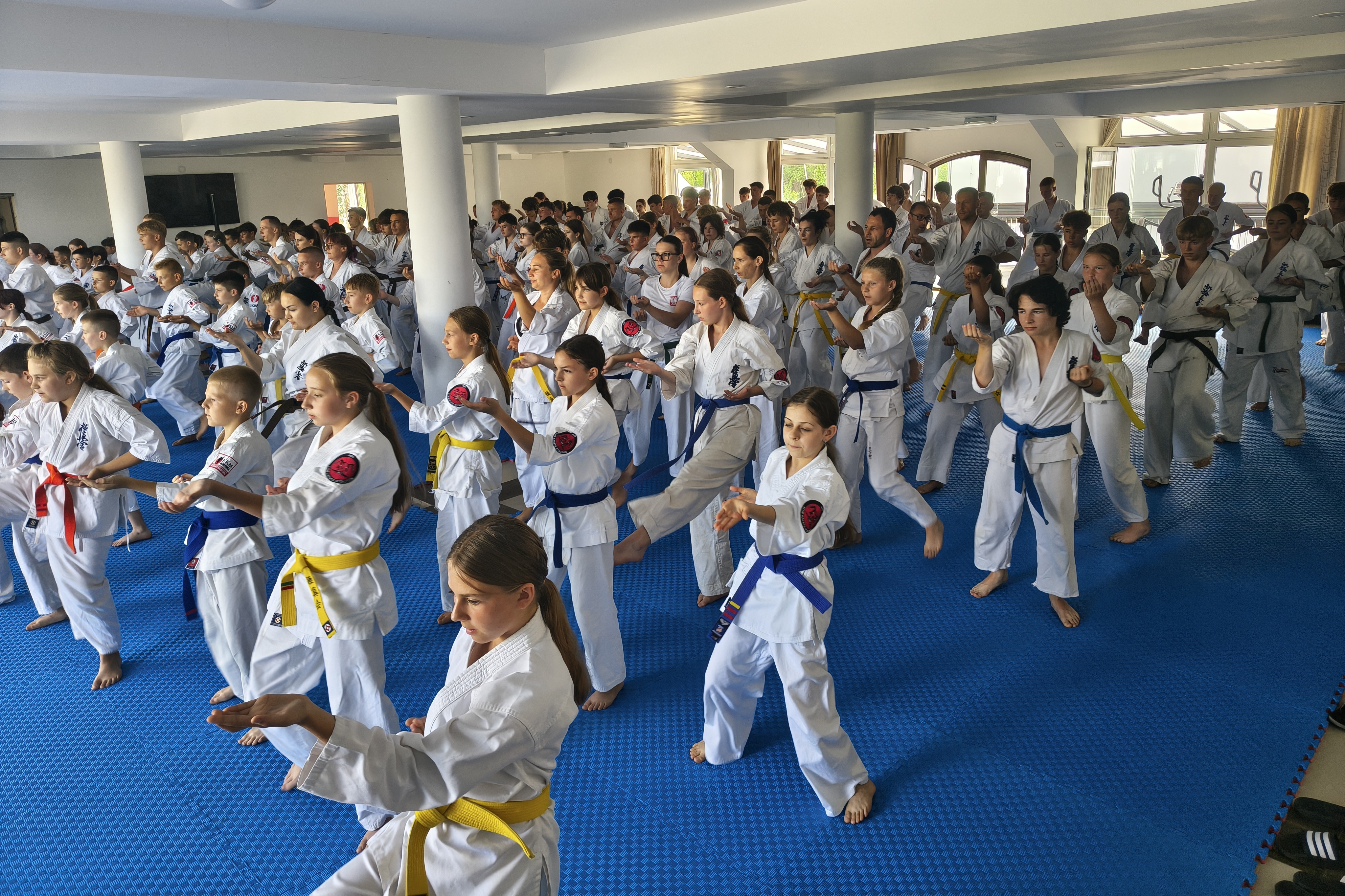 Goście z Japonii na zgrupowaniu młodych karateków