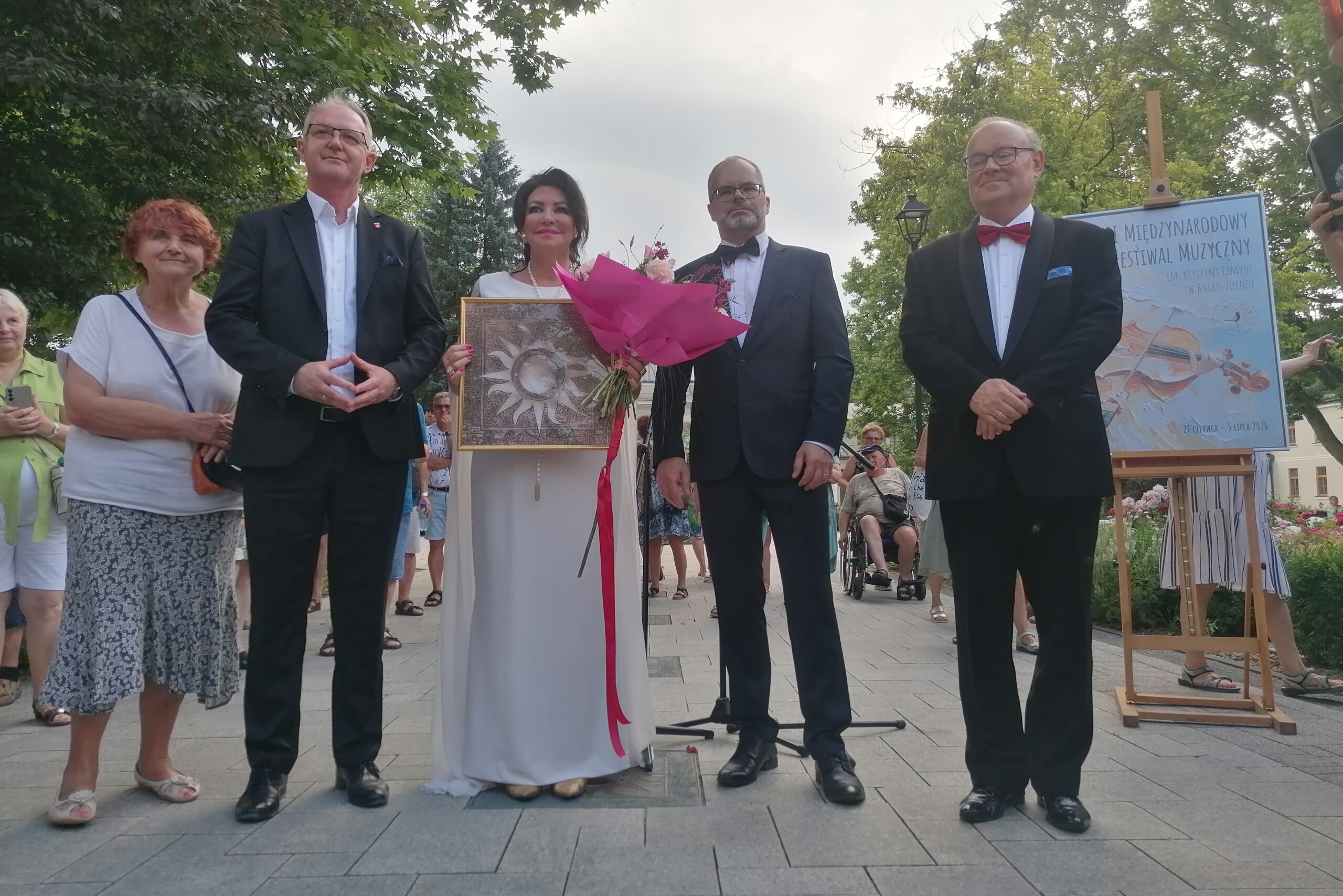 Alicja Węgorzewska odsłoniła swoje Festiwalowe Słoneczko