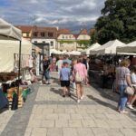 Kamienie do głaskania i napar leśnej baby - proponują wystawcy Jarmarku Jagiellońskiego - Radio Kielce 05.07.2026. Sandomierz. Jarmark Jagielloński / Fot. Grażyna Szlęzak-Wójcik - Radio Kielce
