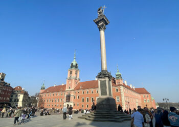 Warszawa. Zamek Królewski i Kolumna Zygmunta / Fot. Robert Felczak – Radio Kielce