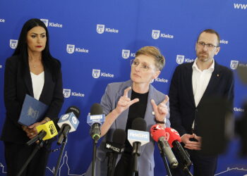 Czy radni zgodzą się na kredyt konsolidacyjny? - Radio Kielce 07.07.2026. Kielce. Urząd Miasta Kielce. Konferencja prasowa / Fot. Jarosław Kubalski - Radio Kielce