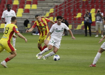 09.07.2026. Kielce. Sparing Korona Kielce - Omonia Nikozja. / Fot. Jarosław Kubalski - Radio Kielce