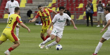 09.07.2026. Kielce. Sparing Korona Kielce - Omonia Nikozja. / Fot. Jarosław Kubalski - Radio Kielce