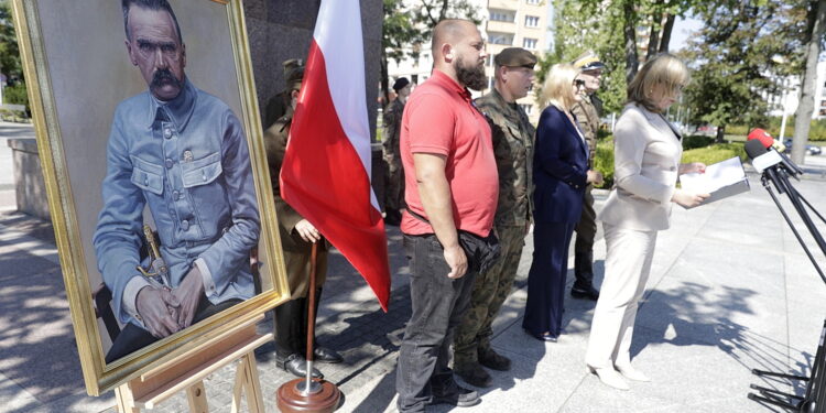 Po raz kolejny wyruszą szlakiem „kadrówki” - Radio Kielce 30.07.2026. Kielce. Konferencja prasowa przed 61. Marszem Szlakiem I Kompanii Kadrowej Józefa Piłsudskiego / Fot. Jarosław Kubalski – Radio Kielce