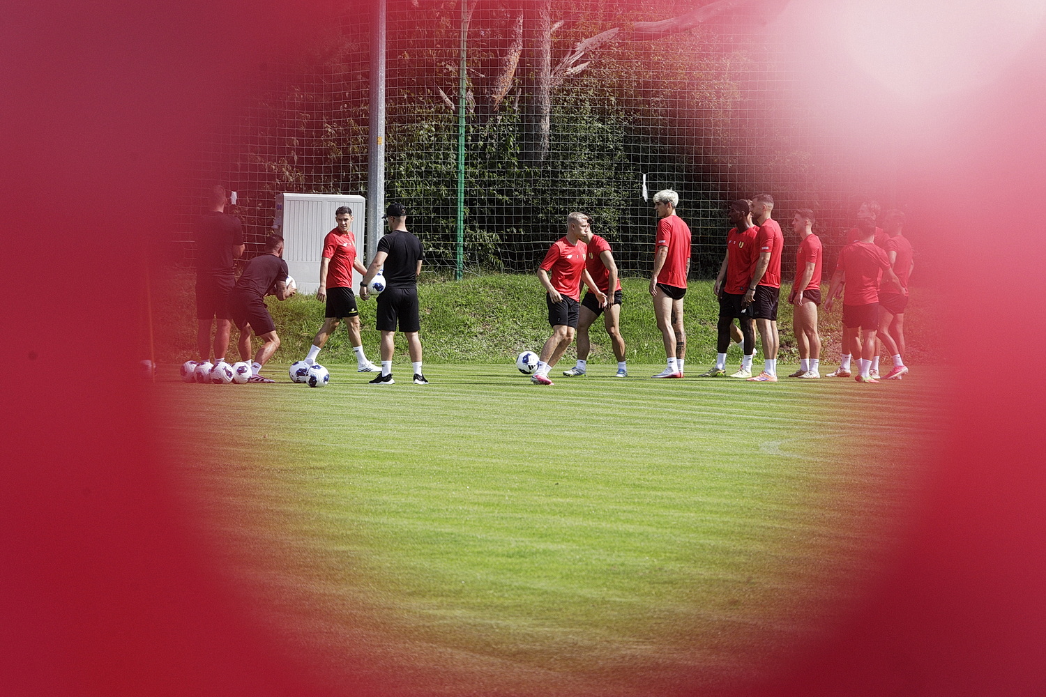 Trening piłkarzy Korony Kielce