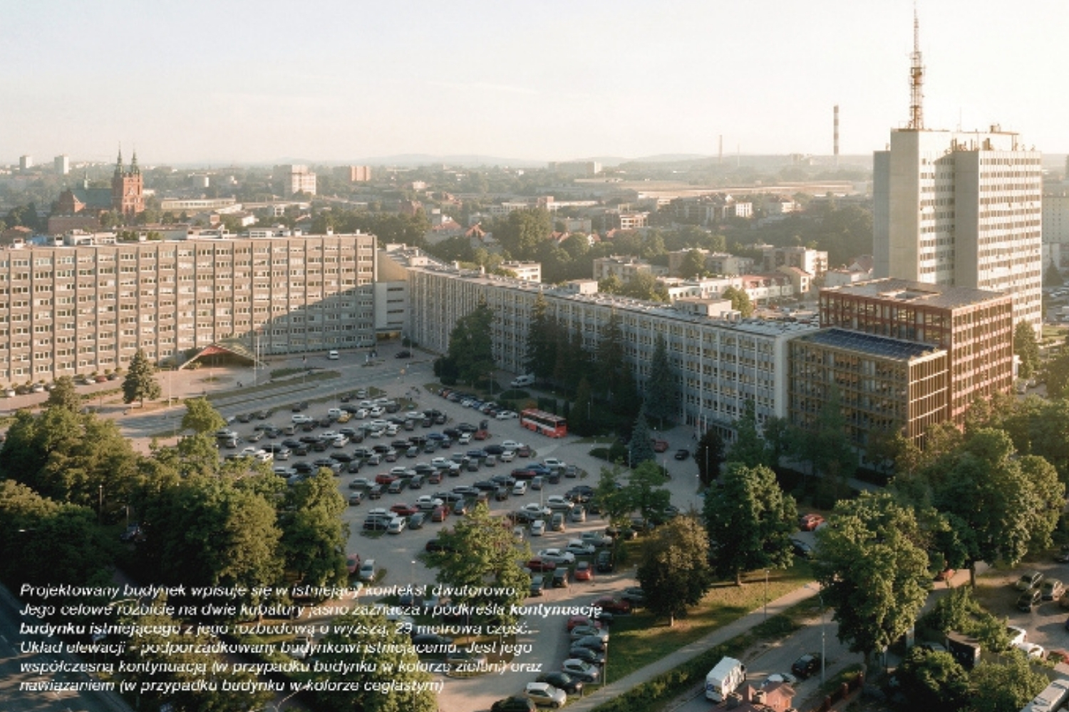 Nowy biurowiec w centrum Kielc. Urząd zamiast biblioteki