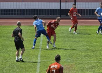 11.07.2026. Sparing AKS Busko-Zdrój - Glinik Gorlice / Fot. Maciej Makuła - Radio Kielce