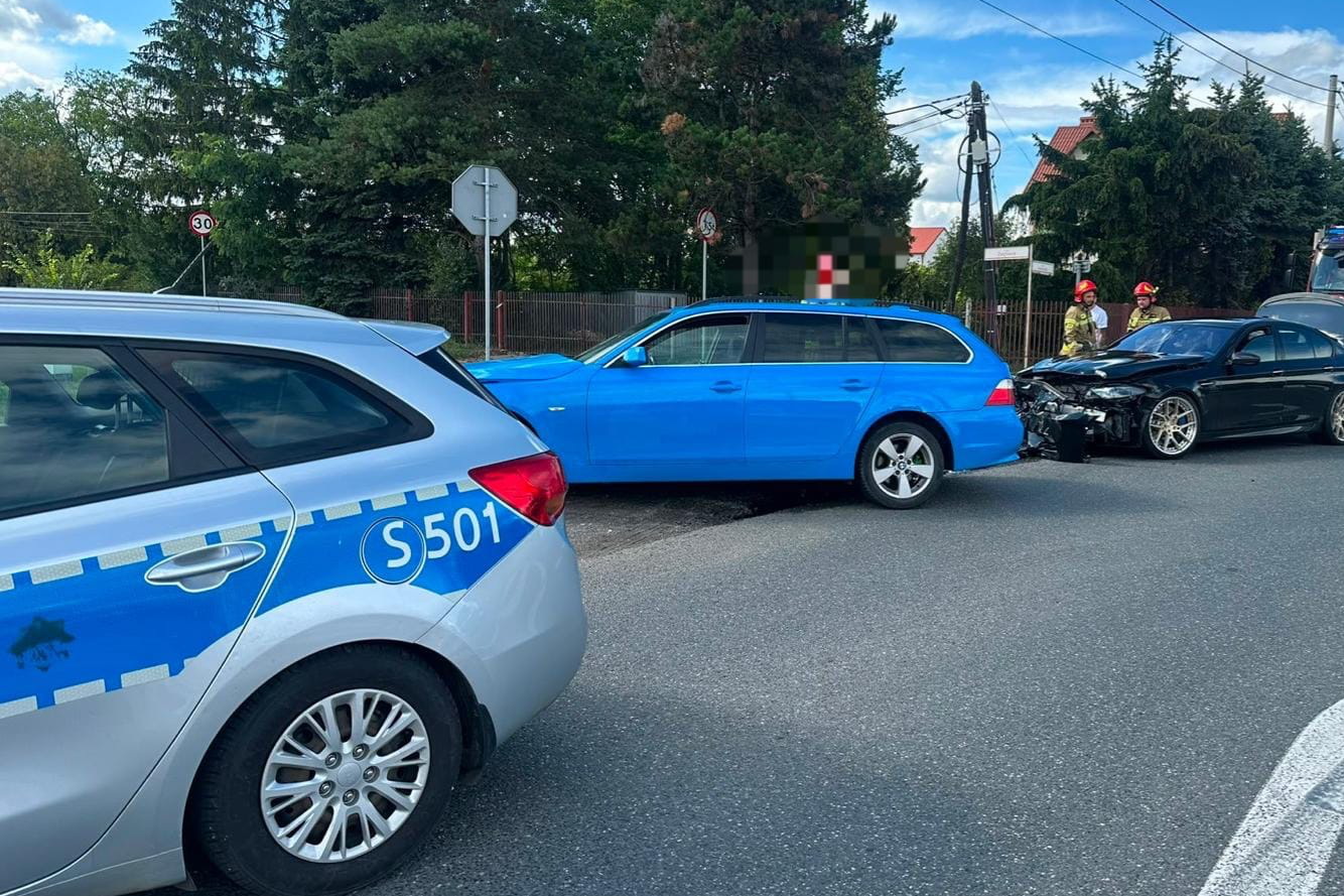 Zderzenie na drodze krajowej