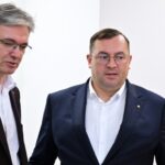 12.07.2026. Daleszyce. Minister rolnictwa Stefan Krajewski podczas konferencji prasowej w Miejsko-Gminnym Ośrodku Kultury w Daleszycach / Fot. PAP/Piotr Polak