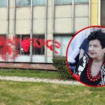 Biuro lewicowej partii zniszczone. Wulgarne napisy na szybach