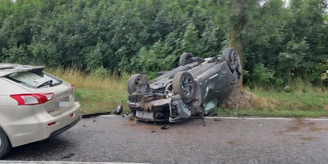 Wypadek na trasie krajowej. Są ranni