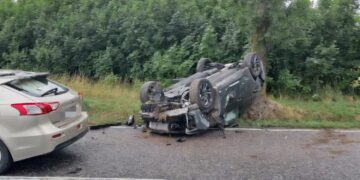 Wypadek na trasie krajowej. Są ranni