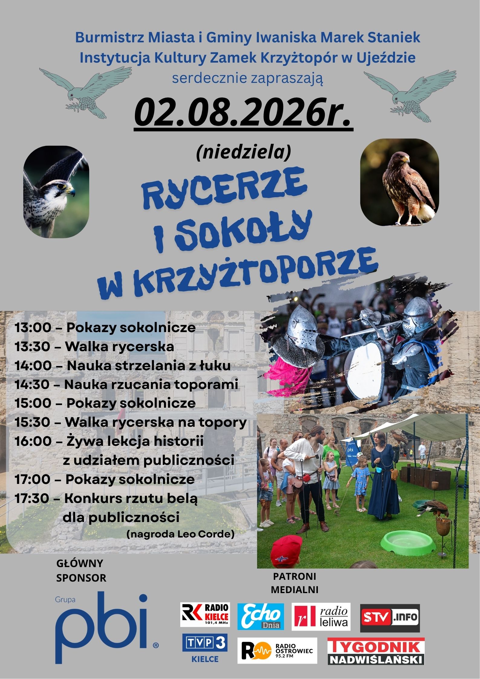 Rycerze i Sokoły w Krzyżtoporze - Radio Kielce