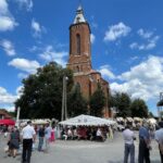 700 lat parafii w Olbierzowicach - Radio Kielce 08.08.2026. Olbierzowice w gminie Klimontów. Jubileusz 700-lecia parafii Św. Wawrzyńca / Fot. Grażyna Szlęzak-Wójcik - Radio Kielce