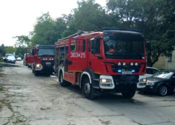 10.08.2026. Kielce. Pożar / Fot. Straż pożarna