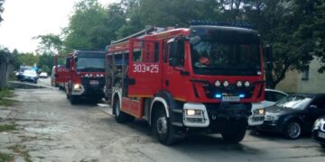 10.08.2026. Kielce. Pożar / Fot. Straż pożarna
