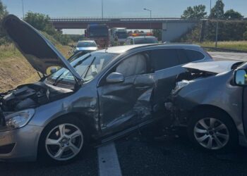13.08.2026. Kije w powiecie pińczowskim. Wypadek / Fot. KP PSP Pińczów