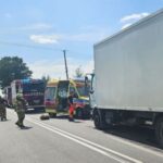 Motorowerzysta zginął pod kołami ciężarówki - Radio Kielce 26.08.2026. Wola Tesserowa w powiecie jędrzejowskim. Wypadek / Fot. policja