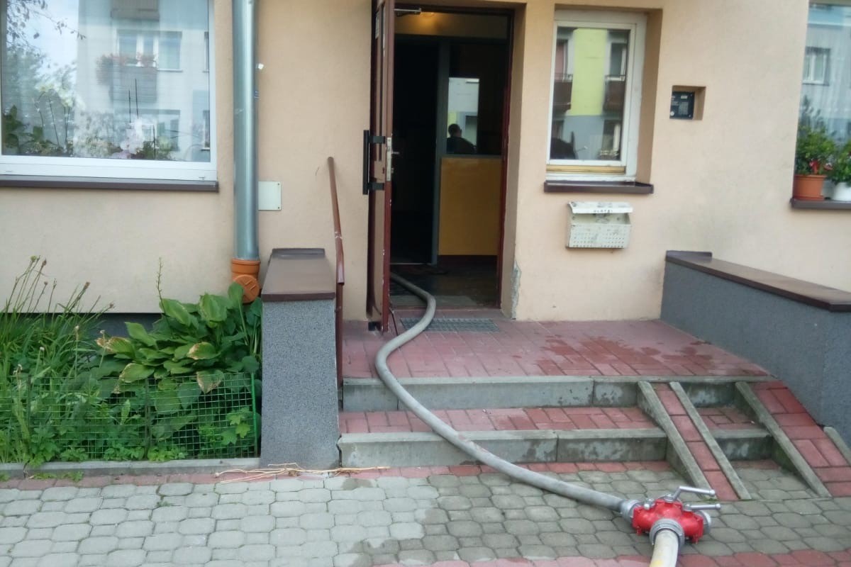 10.08.2026. Kielce. Pożar / Fot. Straż pożarna