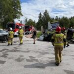 11.08.2026. Małogoszcz. Wypadek / Fot. Słuchacz Radia Kielce