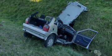 14.08.2026. Ostrowiec Świętokrzyski. Droga krajowa nr 9 / Fot. Ratownictwo Powiatu Ostrowieckiego