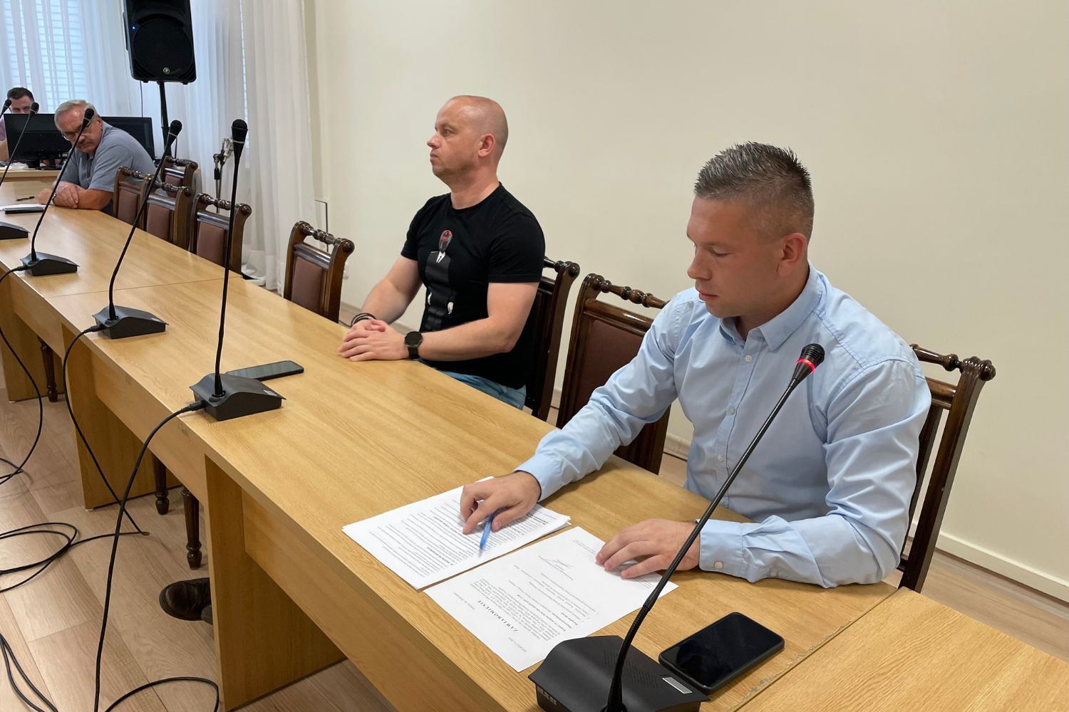 Woda w Połańcu już zdatna do spożycia, ale wciąż pozostaje wiele niejasności - Radio Kielce 21.08.2026. Połaniec. Posiedzenie miejskiej komisji bezpieczeństwa / Fot. Grażyna Szlęzak-Wójcik - Radio Kielce