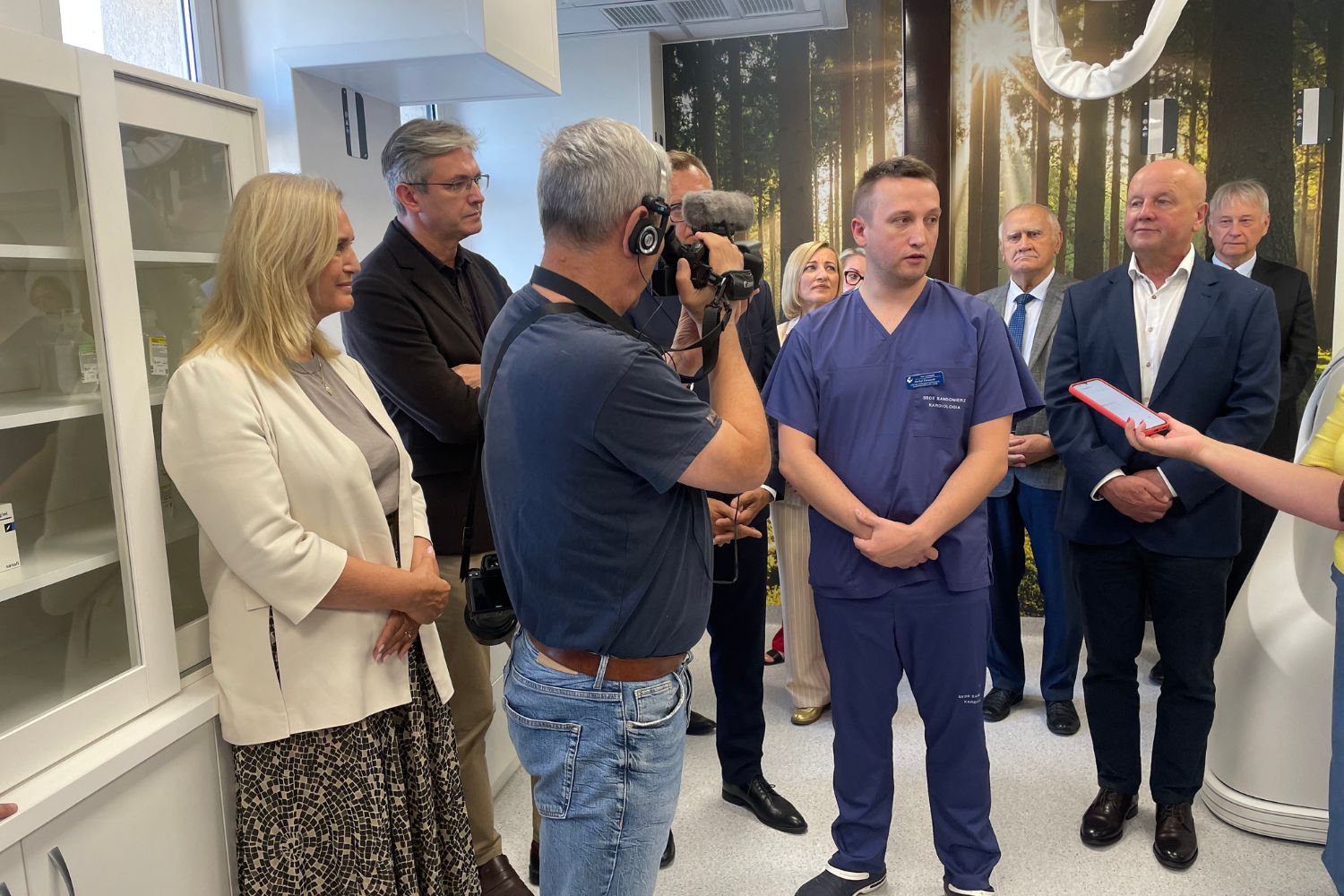 Sandomierska kardiologia ma się coraz lepiej - Radio Kielce 27.08.2026. Szpital w Sandomierzu. Otwarcie pracowni angiografii / Fot. Grażyna Szlęzak-Wójcik - Radio Kielce