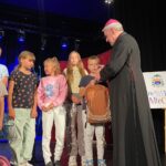 21.08.2026. Sandomierz. Akcja „Tornister pełen uśmiechów” / Fot. Grażyna Szlęzak-Wójcik - Radio Kielce