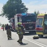Motorowerzysta zginął pod kołami ciężarówki - Radio Kielce 26.08.2026. Wola Tesserowa w powiecie jędrzejowskim. Wypadek / Fot. policja