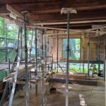 Kielce. Dworek Laszczyków. Pierwszy etap prac remontowych / Źródło: Muzeum Wsi Kieleckiej