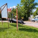 11.08.2026. Małogoszcz. Wypadek / Fot. Słuchacz Radia Kielce