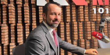 10.08.2026. Kielce. Radio Kielce. Rozmowa Dnia. Na zdjęciu: dr Michał Chrobot - dyrektor Departamentu Opieki Koordynowanej w Ministerstwie Zdrowia / Fot. Sebastian Kalwat - Radio Kielce