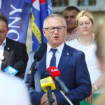 05.08.2026. Kielce. Konferencja prasowa Konfederacji Korony Polskiej / Fot. Wiktor Taszłow - Radio Kielce